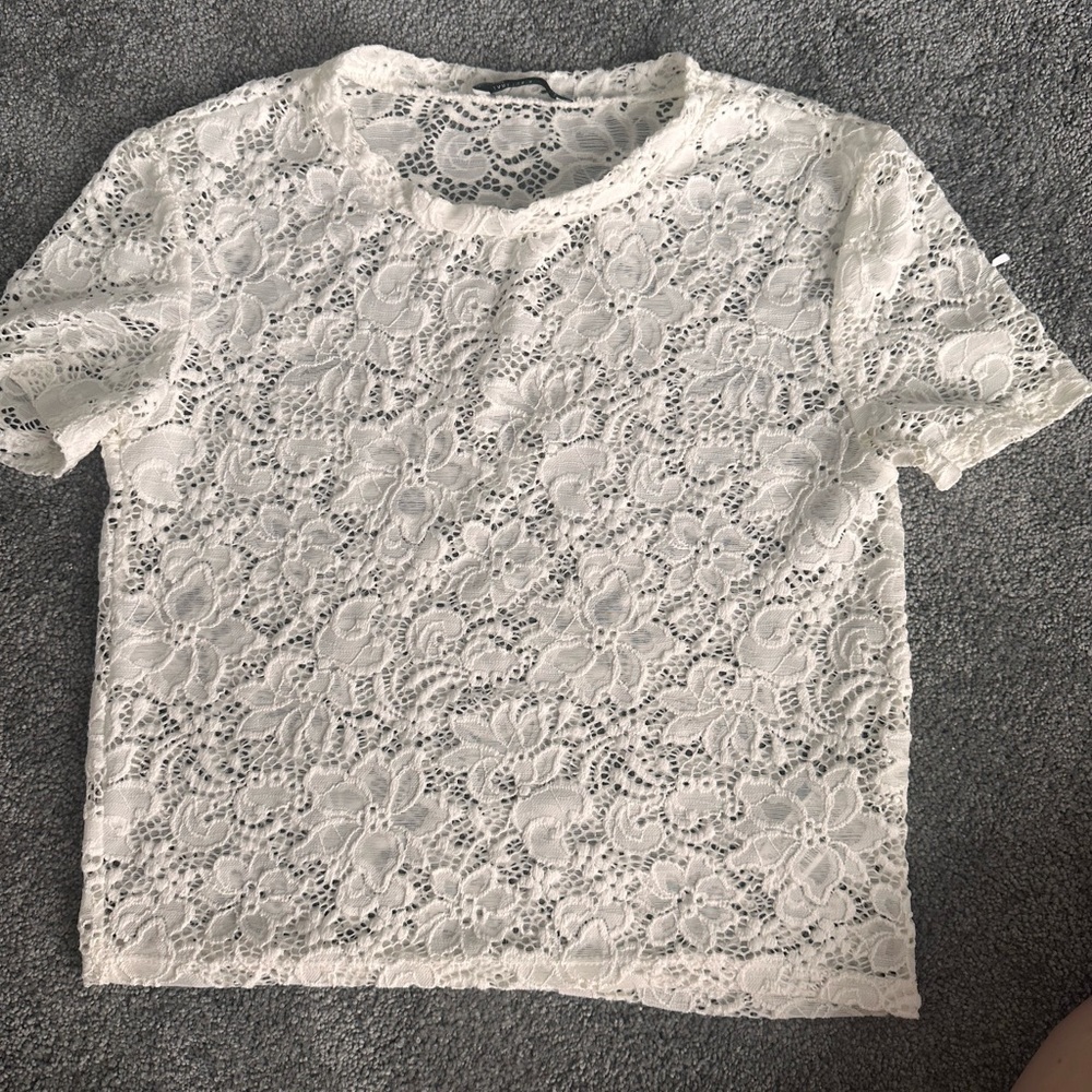 Zara lace shirt worn few times small size